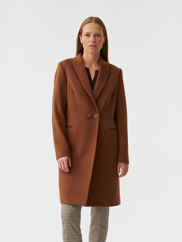 TATUUM Between-Seasons Coat 'SOWIA 1' in Brown: front