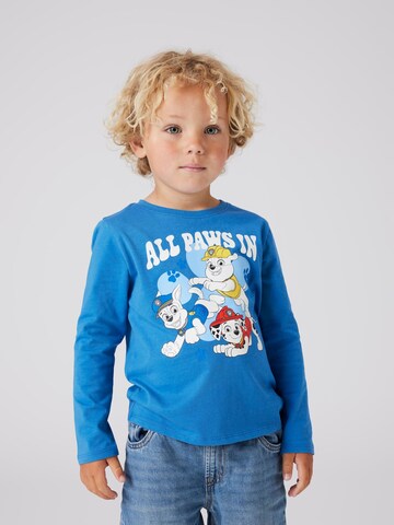 TWO SOON Shirt 'Paw Patrol' in Blauw: voorkant