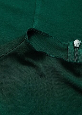 MANGO Kleid 'Godeti' in Grün
