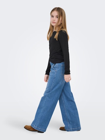 ONLY GIRLS Wide Leg Jeans 'KOGNew' i blå