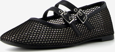 Bershka Ballet Flats with Strap in Black, Item view