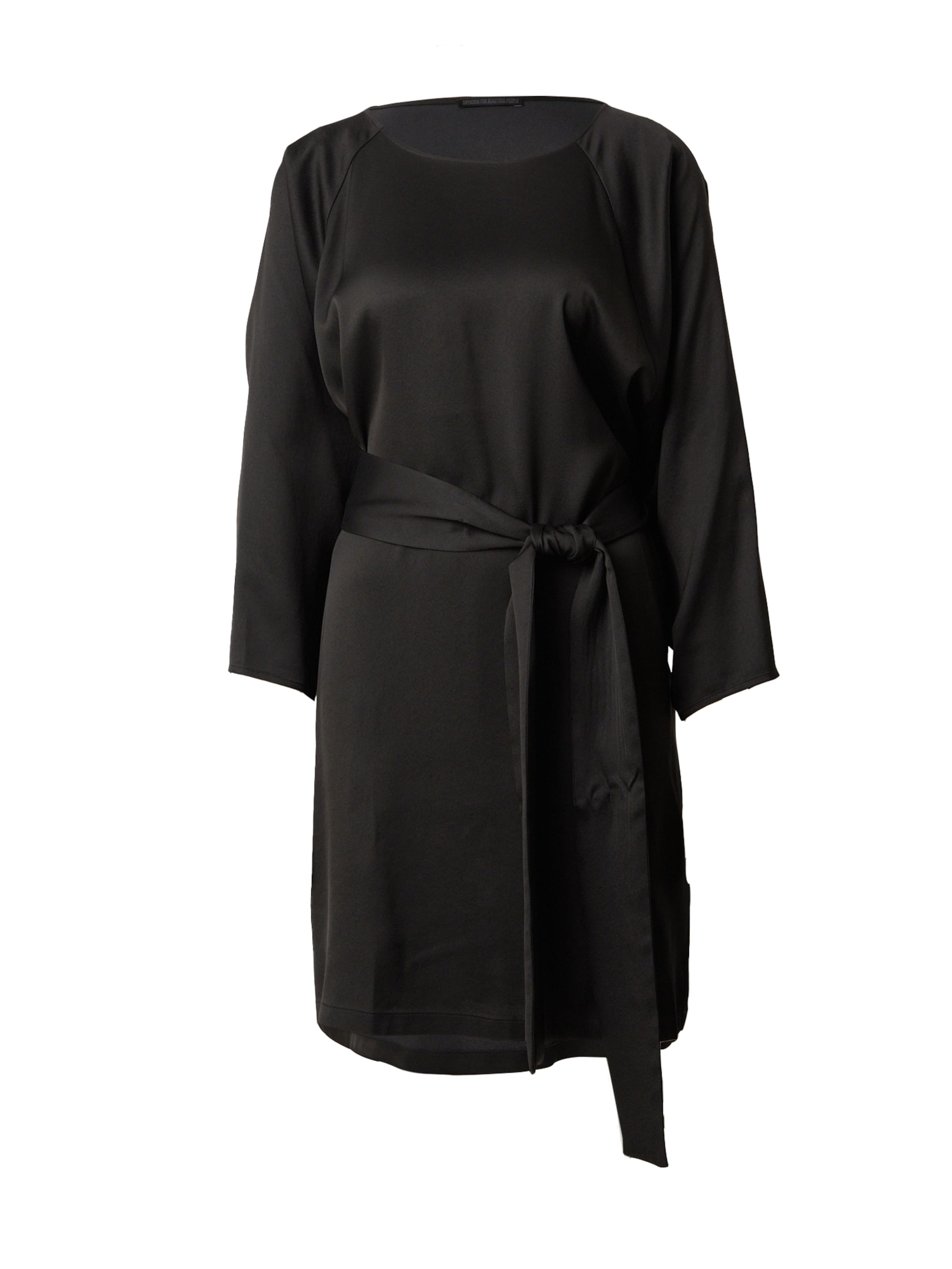 DRYKORN Koktejlové šaty 'RURIKA' – černá: přední strana