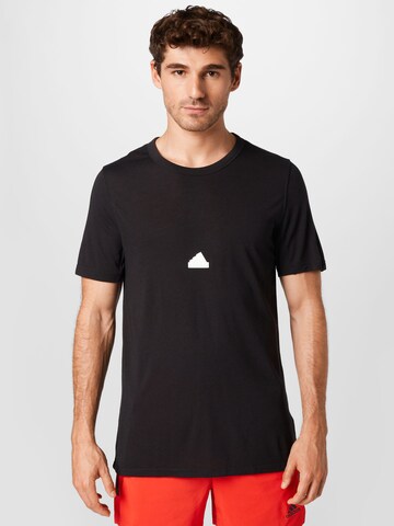 ADIDAS SPORTSWEAR Performance Shirt 'New Fit' in Black: front