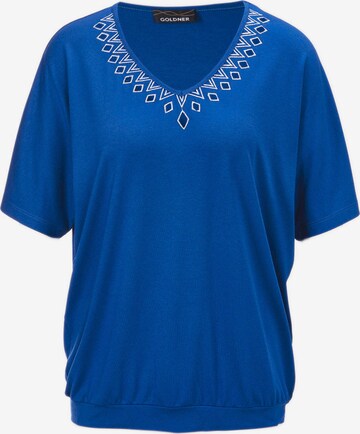 T-shirt Goldner en bleu : devant