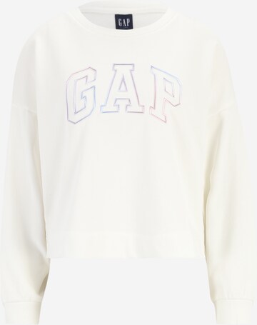 Gap Petite Sweatshirt i vit: framsida