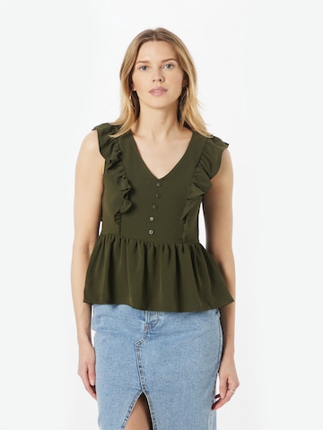 ABOUT YOU Shirt 'Clara' in Groen: voorkant