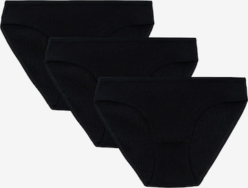 Tazzio Slip '3er-Pack F941' in Schwarz: Vorderseite