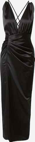 Misspap Cocktail Dress 'Strappy' in Black: front