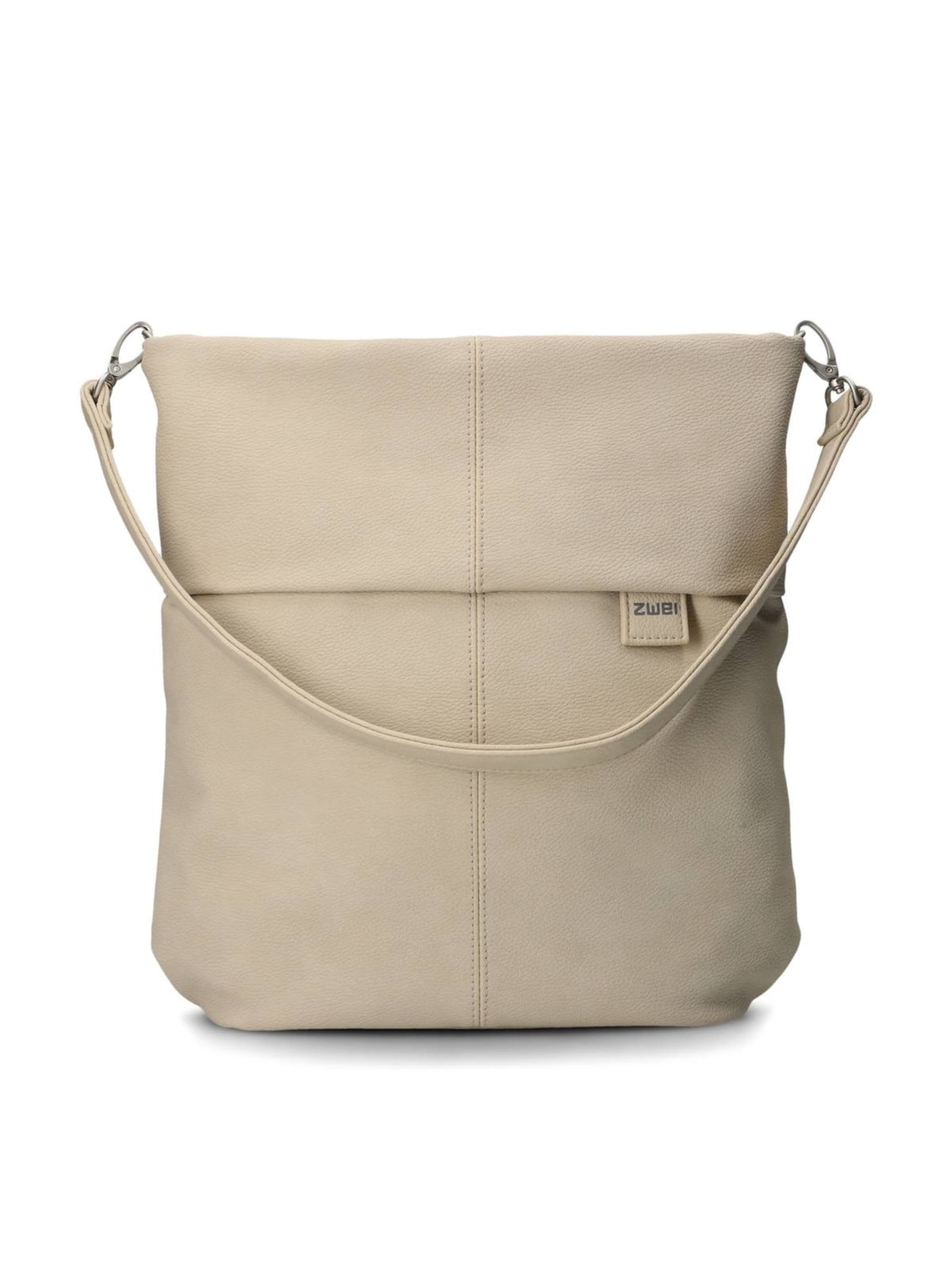 Borsa a spalla 'MADEMOISELLE.M M12' di ZWEI in bianco