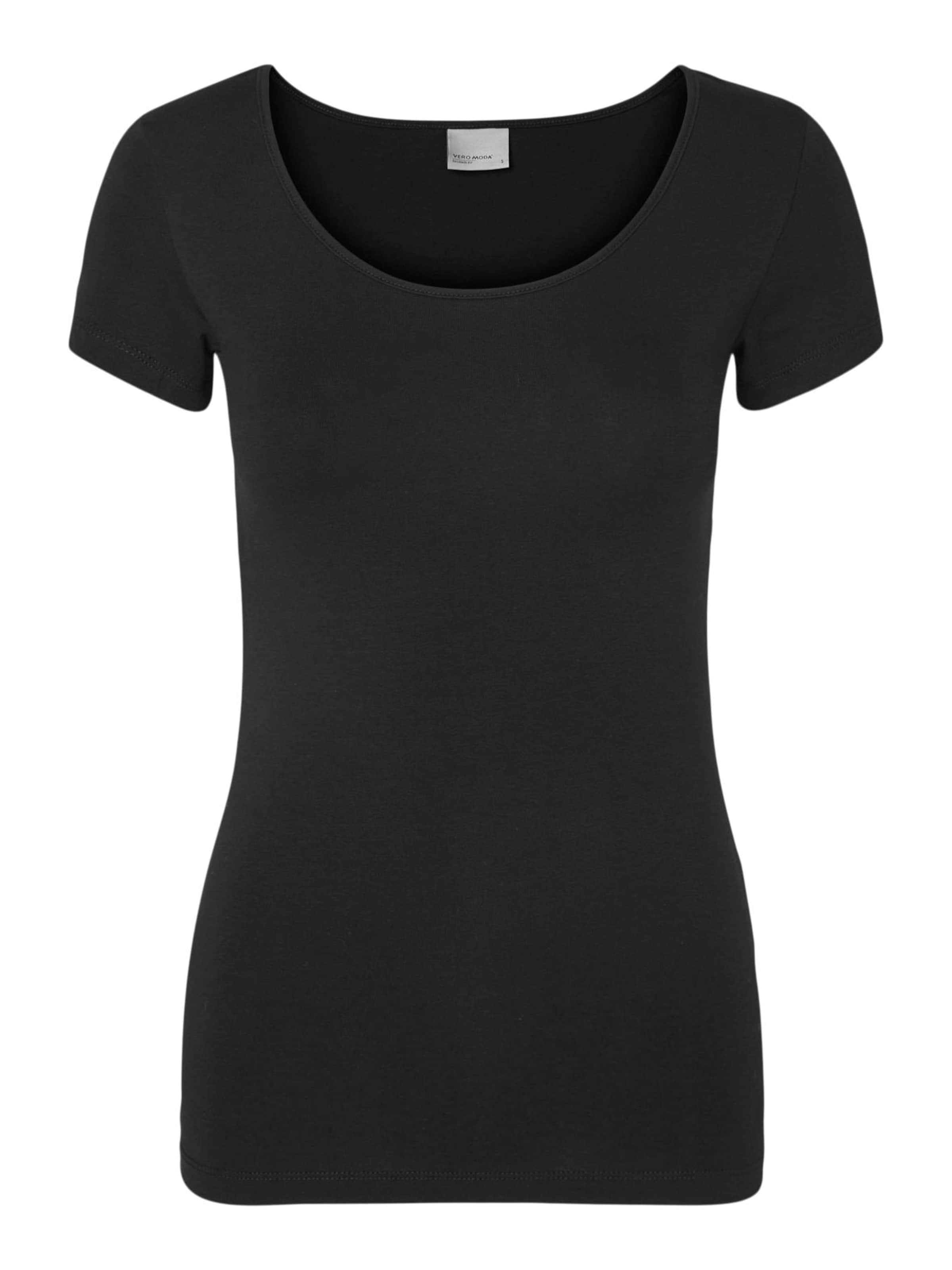 VERO MODA Shirt 'VMMaxi' in Zwart: voorkant