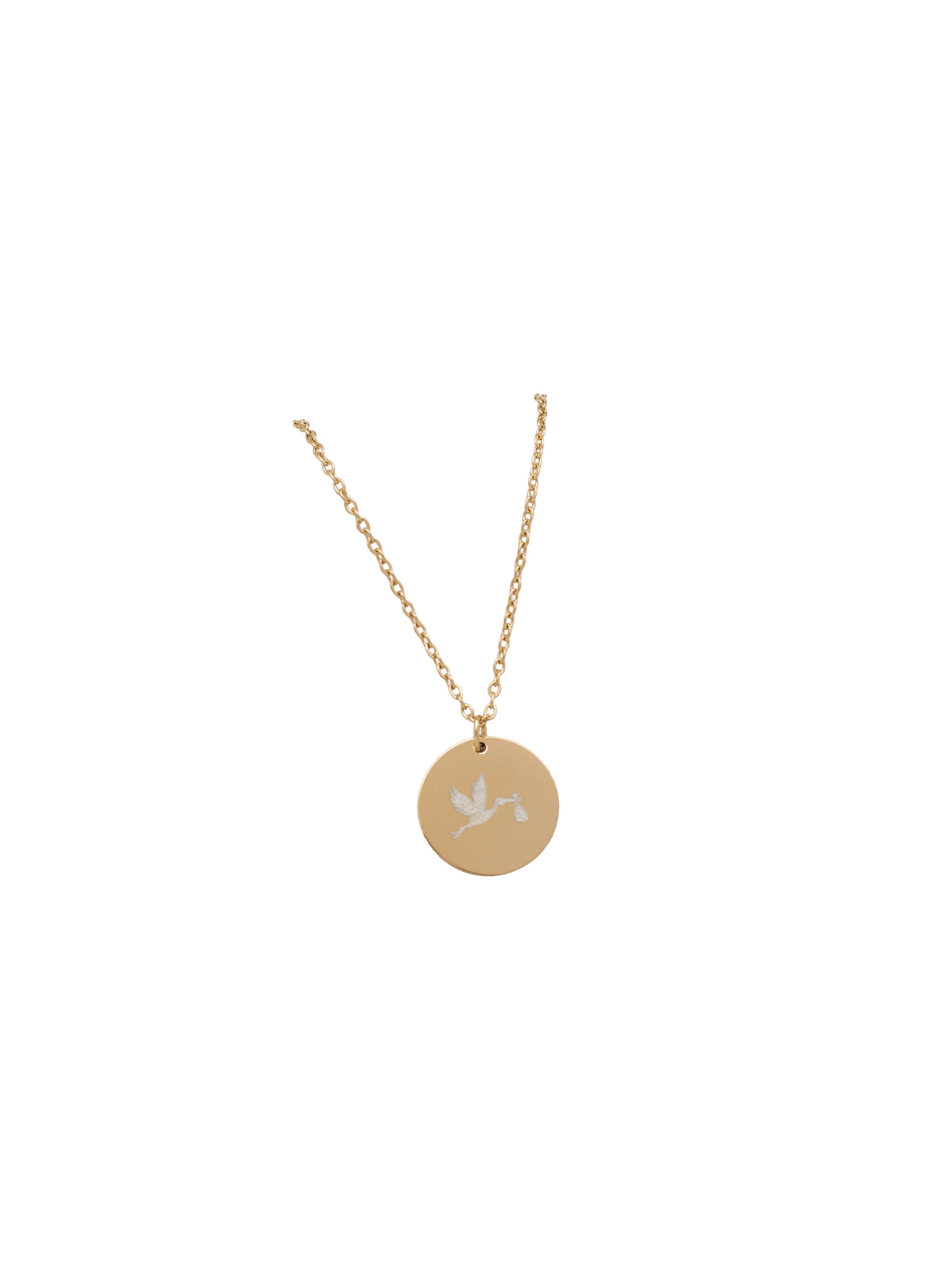 LUUK LIFESTYLE Necklace in Gold: front