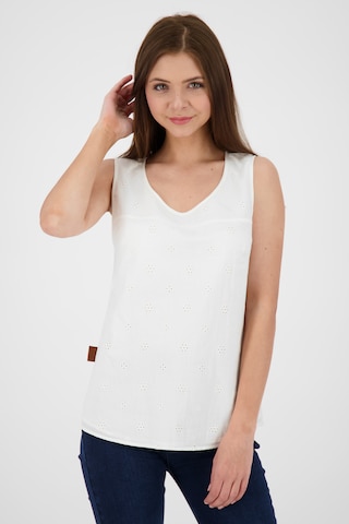 Camicia da donna 'GiuliaAK' di Alife and Kickin in bianco: frontale