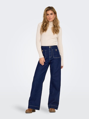 Wide leg Jeans 'ONLMADELINE' di ONLY in blu