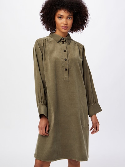 Rochie tip bluză 'Huan' Part Two pe kaki, Vizualizare model