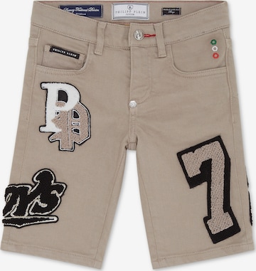 Philipp Plein - regular Vaquero 'Bulldogs' en beige: frente