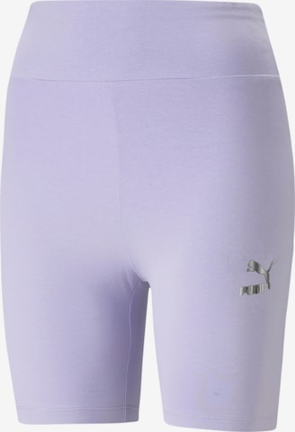 PUMA - Skinny Pantalón deportivo 'Dare to Feelin' en lila: frente