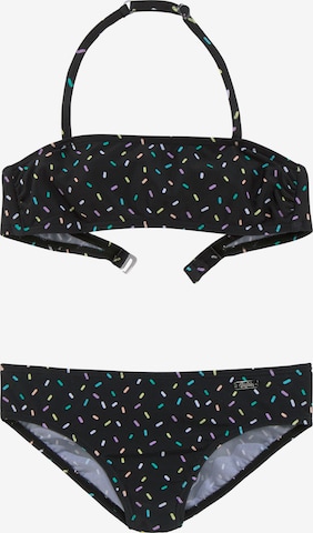 melns BUFFALO Bandeau Bikini: no priekšpuses