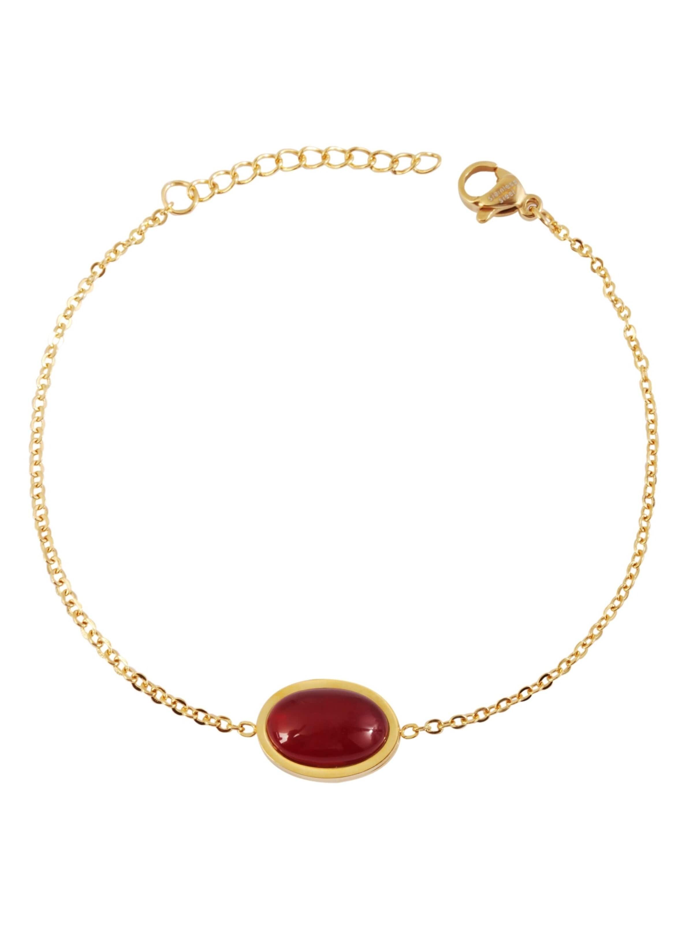 Akzent Armband 'Sheri, langlebig'‌‌‌‌‌ in 16 cm in gold, Produktansicht