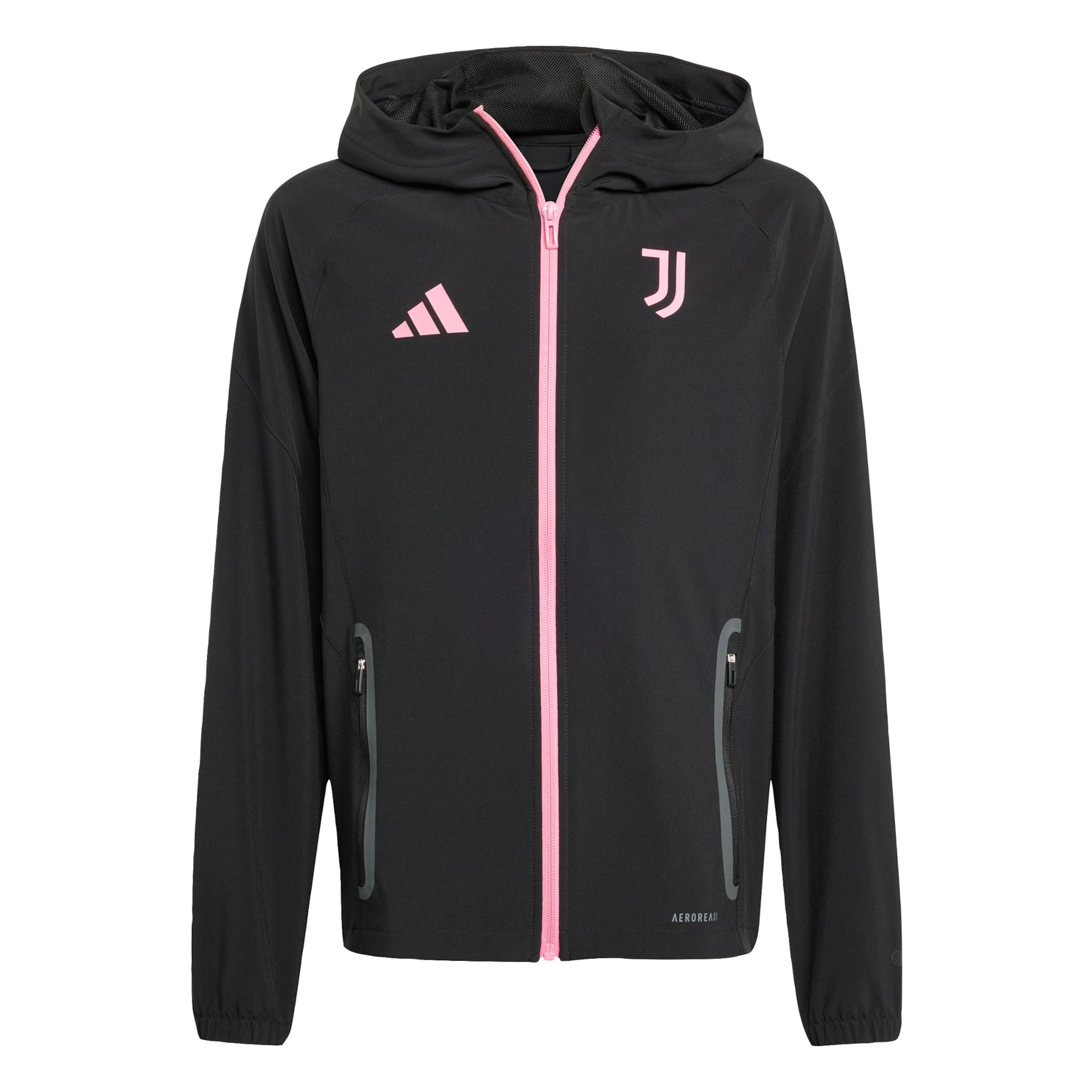 ADIDAS PERFORMANCE Sportjas 'Juventus Turin Tiro 25 Competition' in Zwart: voorkant