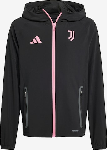 ADIDAS PERFORMANCE - Chaqueta deportiva 'Juventus Turin Tiro 25 Competition' en negro: frente