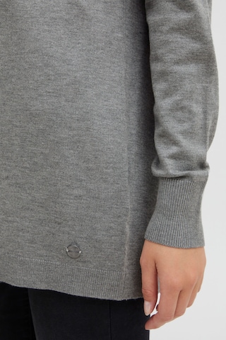 Oxmo Knit Cardigan 'Kat' in Grey