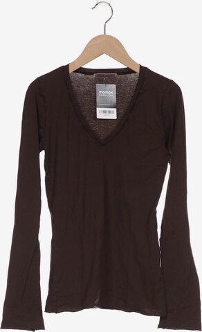 Velvet by Graham & Spencer Top & Shirt in XXS in Brown: front