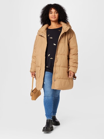 Vero Moda Curve Vinterjakke i beige