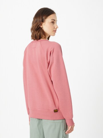 G-Star RAW Sweatshirt 'Premium core 2.0' i rosa