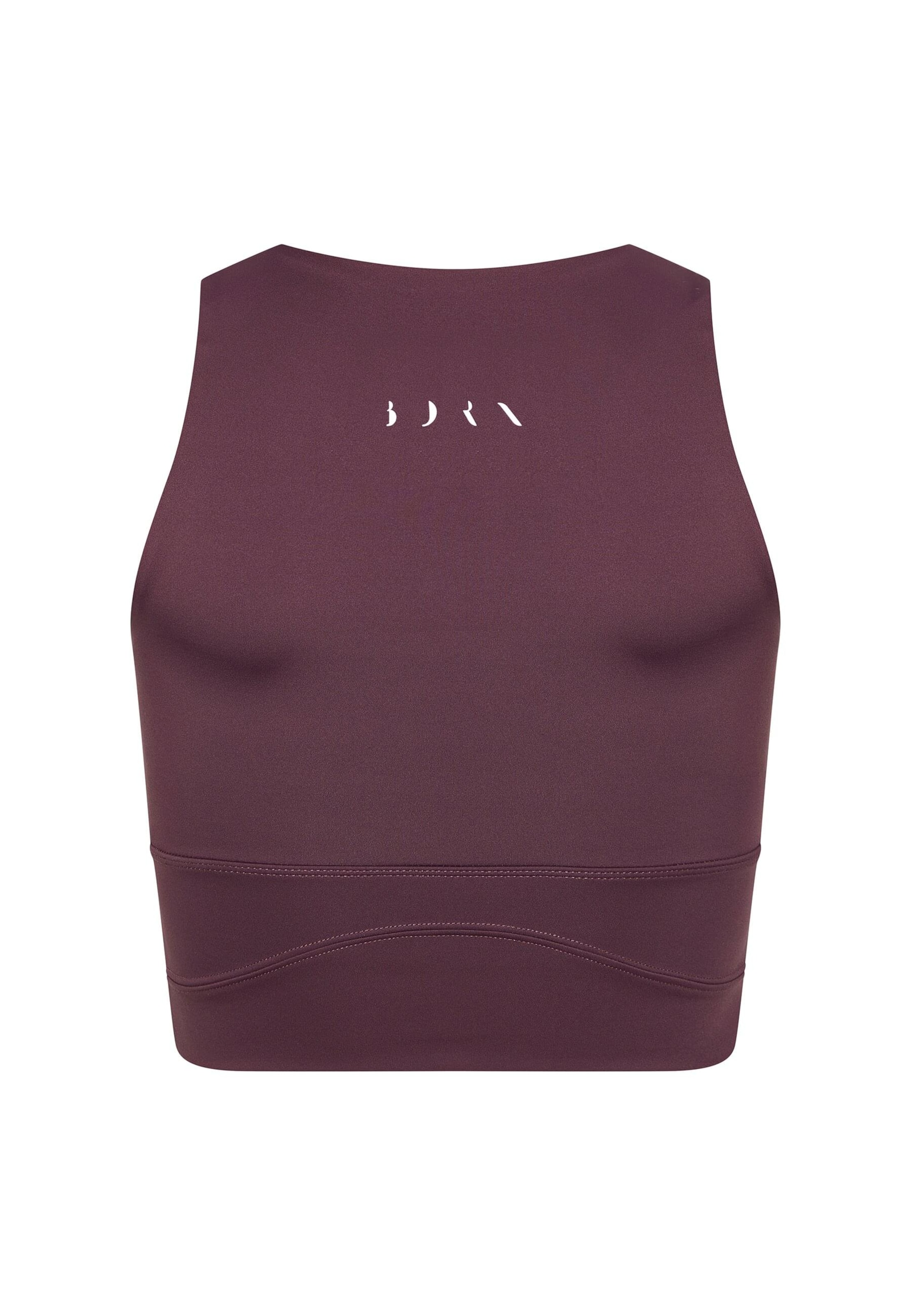 Born Living Yoga Bustier Sporttop 'Saori' in Rood