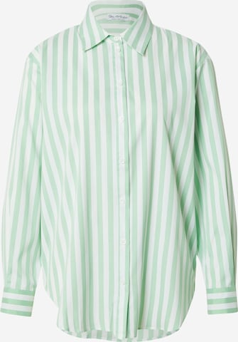 Miss Selfridge Блузка в Зеленый: спереди