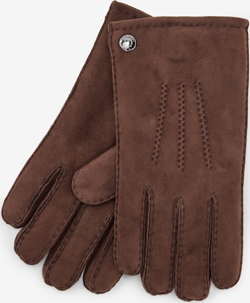 Gants JOOP! en marron : devant