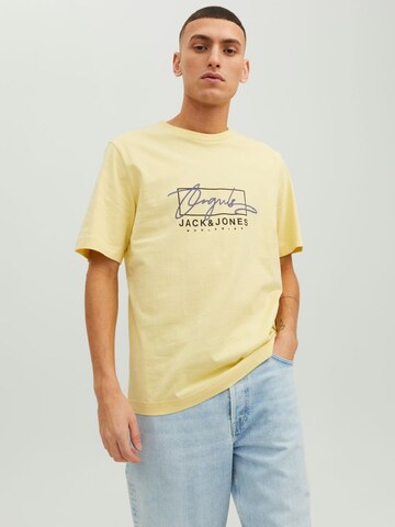 JACK & JONES Shirt in Yellow: front