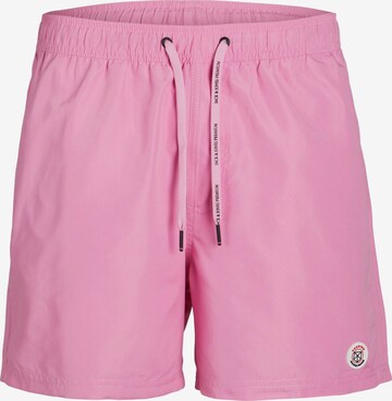 Pantaloncini da bagno 'PREMIUM FRANCE' di JACK & JONES in rosa: frontale