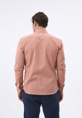 Coupe regular Chemise Felix Hardy en orange