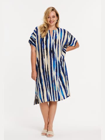 YOEK Jurk in Blauw: voorkant