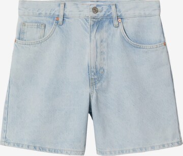 MANGO Regular Shorts 'ZAIDA' in Blau: predná strana