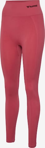 Hummel Skinny Workout Pants 'Tif' in Pink