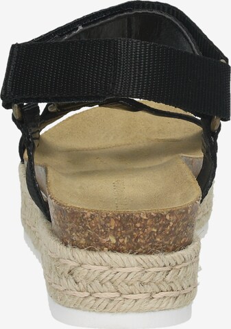 STEVE MADDEN Sandalen met riem in Zwart