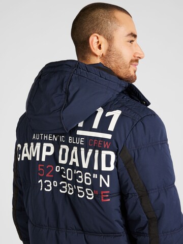 Veste mi-saison CAMP DAVID en bleu