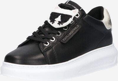 Karl Lagerfeld Zapatillas deportivas bajas 'KAPRI' en negro / plata / blanco, Vista del producto