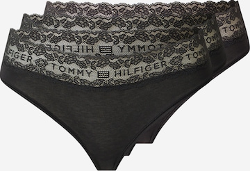 juoda Tommy Hilfiger Underwear Moteriškos kelnaitės: priekis