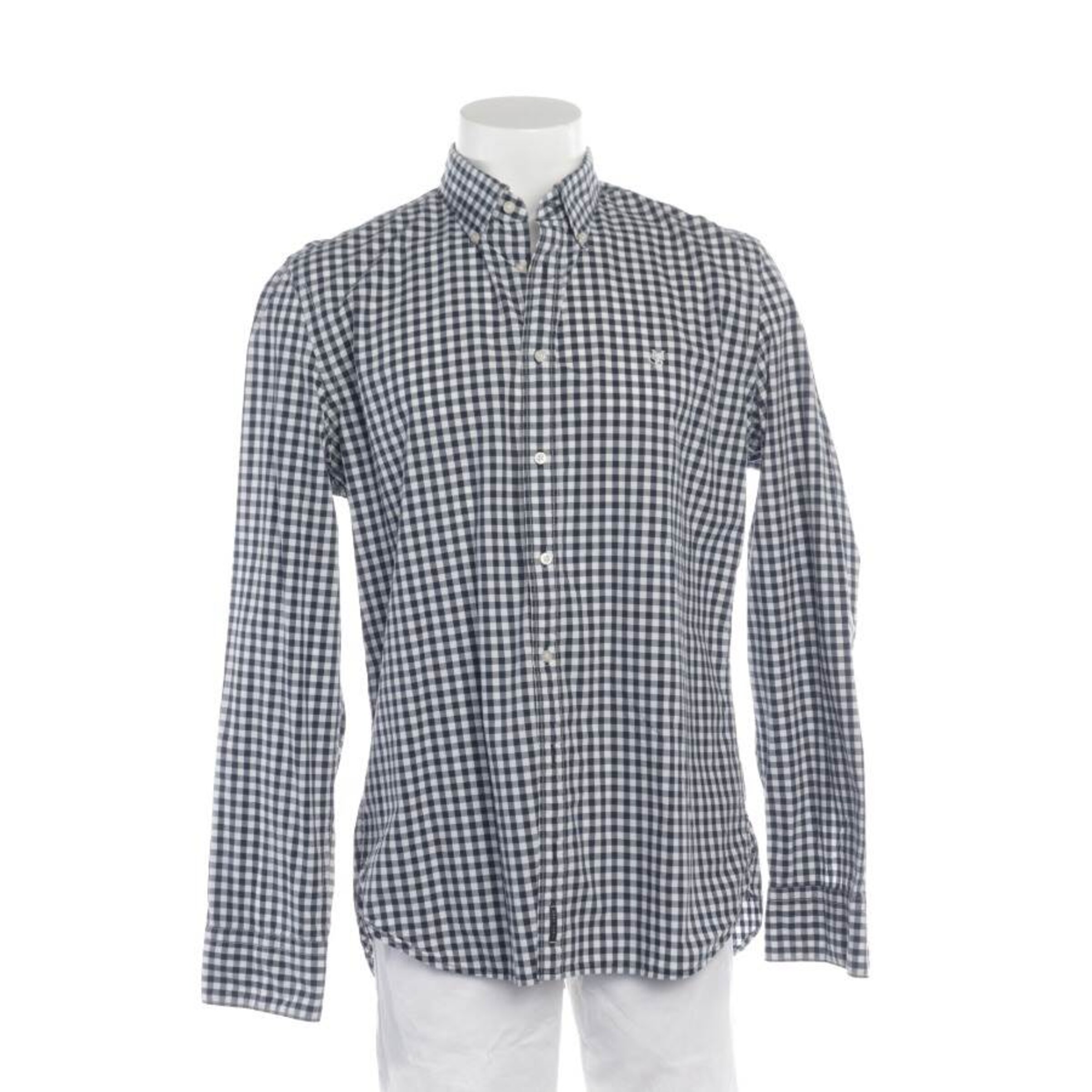 Marc O'Polo Button Up Shirt in L in Blue: front