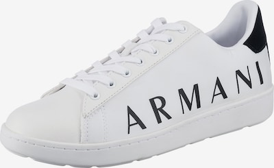 ARMANI EXCHANGE Baskets basses en noir / blanc, Vue avec produit