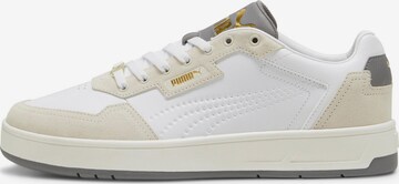 PUMA Sneakers 'Court Classic Lux' in White: front