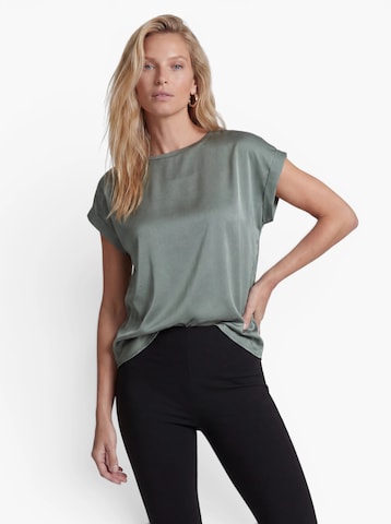 VILA Shirt 'VIEllette' in Groen: voorkant