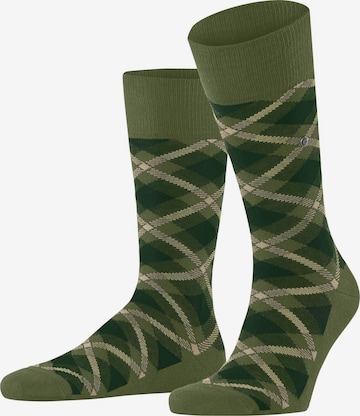 BURLINGTON Socken 'Tartan' in Grün: Vorderseite