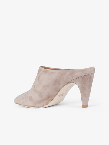 GISEL MOIRE - Sapatos com cunha frontal 'Giuly' em bege