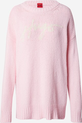 Pull-over 'Sareed' HUGO en rose : devant