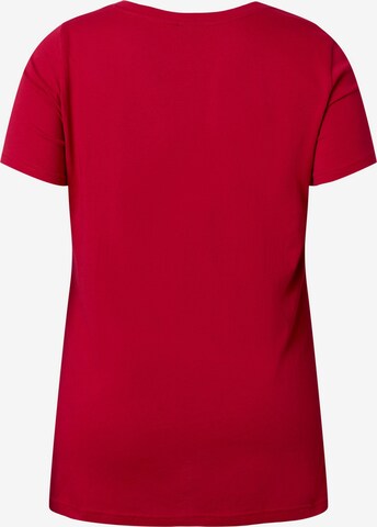 Zizzi Shirt 'DANNA' in Rot