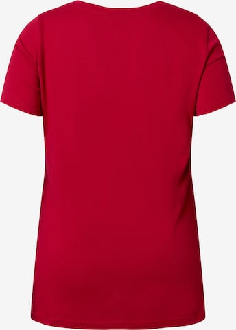 Zizzi Shirt 'DANNA' in Rot